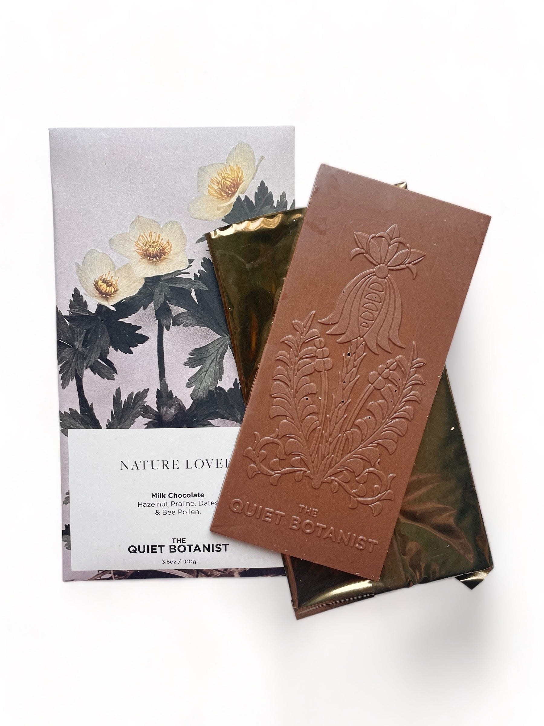 NATURE LOVER BAR - Milk Chocolate with Dates & Bee Pollen