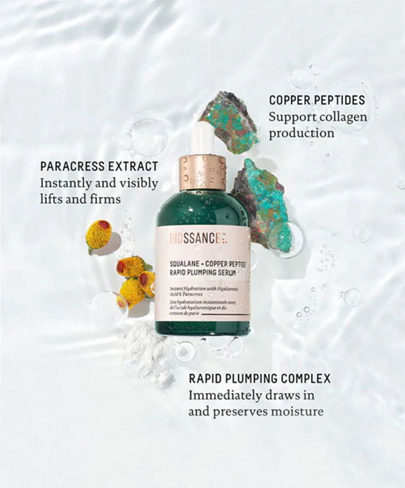 Biossance Squalane + Copper Peptide Rapid Plumping Serum