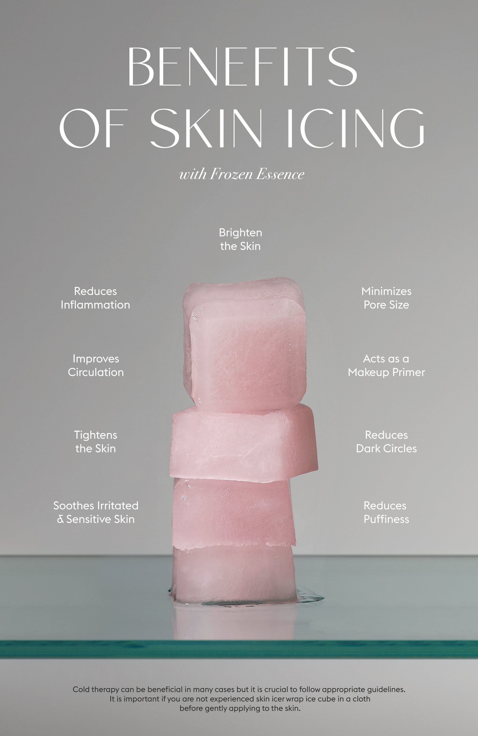 Frozen Essence: Glow Manifesto Ice Cubes