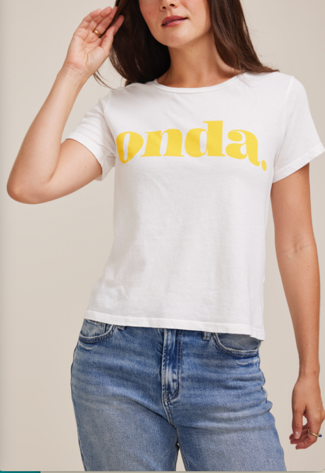 ONDA  x Jungmaven T-Shirt  Yellow